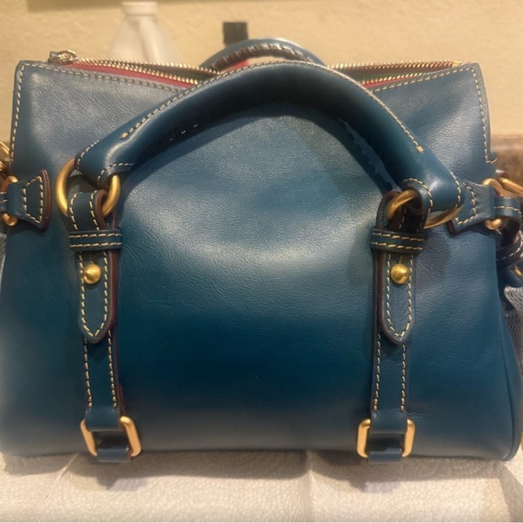 Dooney & Bourke Florentine mini satchel, denim - Picture 2 of 6